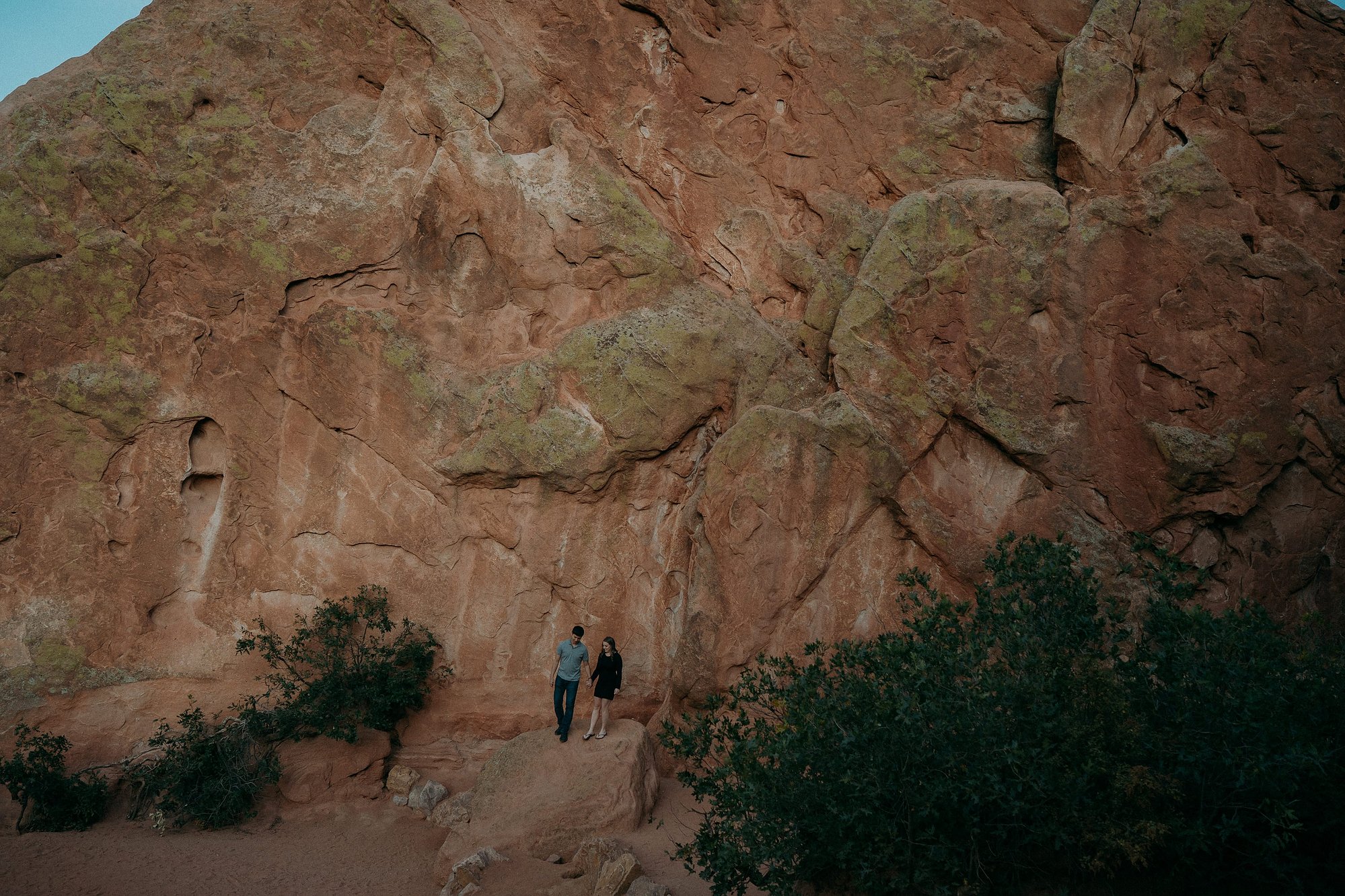 Garden of the Gods engagement session with Amanda and Brandon