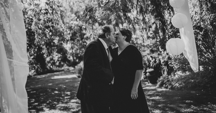 Photo couple noir et blanc