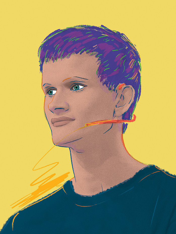 Iveta Karpathyova Illustration illustrator animator bay street bull portrait vitalik buterin editorial magazine 30 under 30 pop art artist BSB 30x30 art direction toronto san francisco california canadian