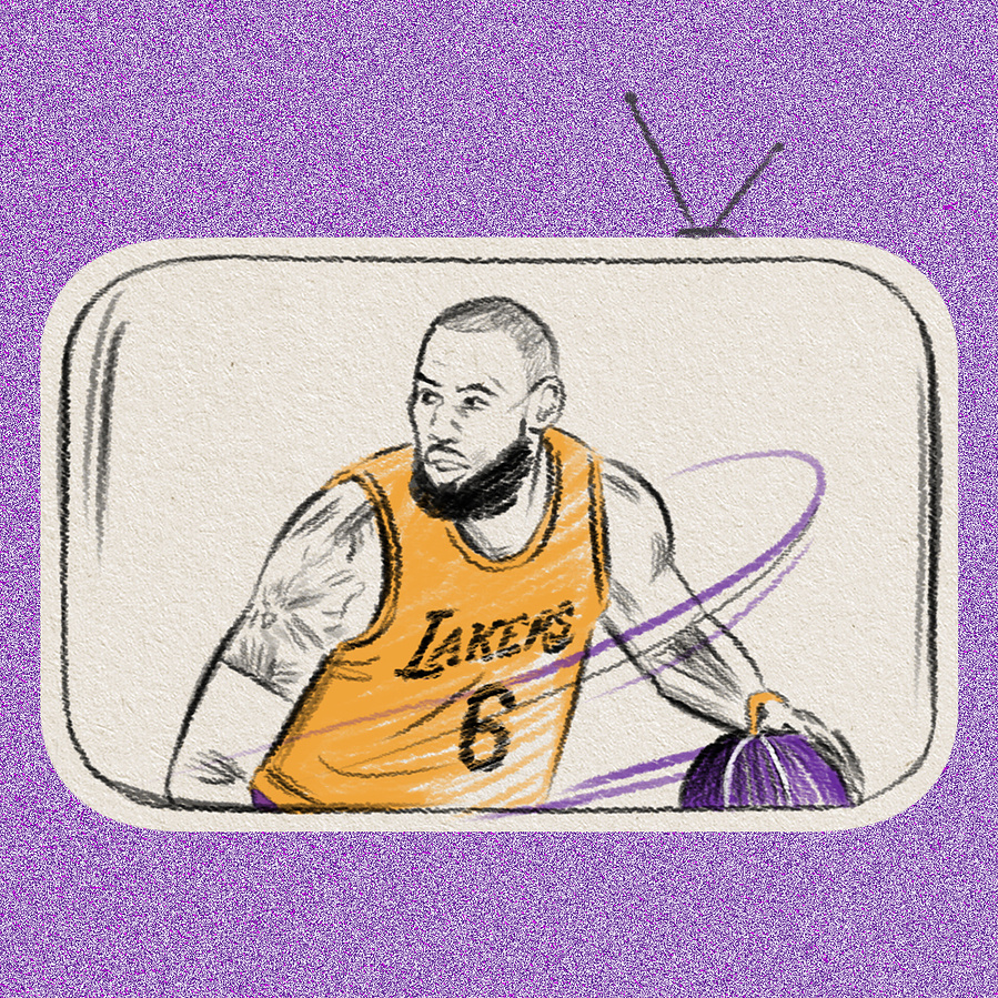 iveta karpathyova garcia animation animator studio illustration illustrator artist g espn gif lakers basketball nba bball hand drawn lebron james