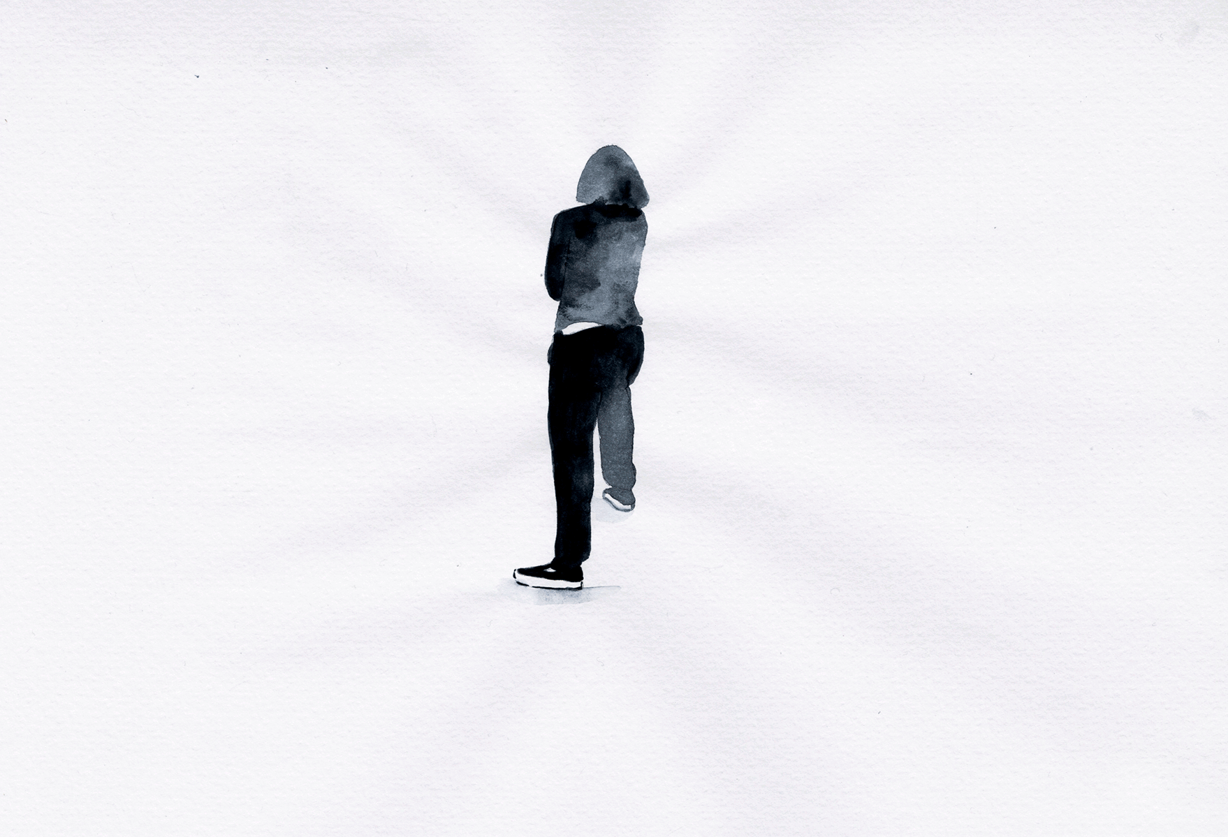 iveta karpathyova garcia illustration animation animator rotoscoping rotoscope pencil hand drawn frame by frame 2d martial arts kata kung fu karate artist watercolor watercolour ink black