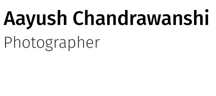 Aayush Chandrawanshi