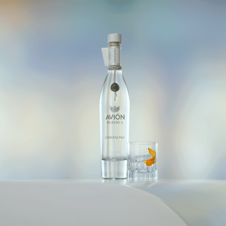 Avion Tequila campaign  slow motion cinematography video and beverage tabletop production by director Timothy Hogan in studio, Los Angeles