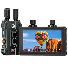 Director and photographer Timothy Hogan uses the Hollyland Mars 4K wireless video transmission system to monitor camera feeds in real-time, offering reliable 4K video over long distances for uninterrupted on-set communication.