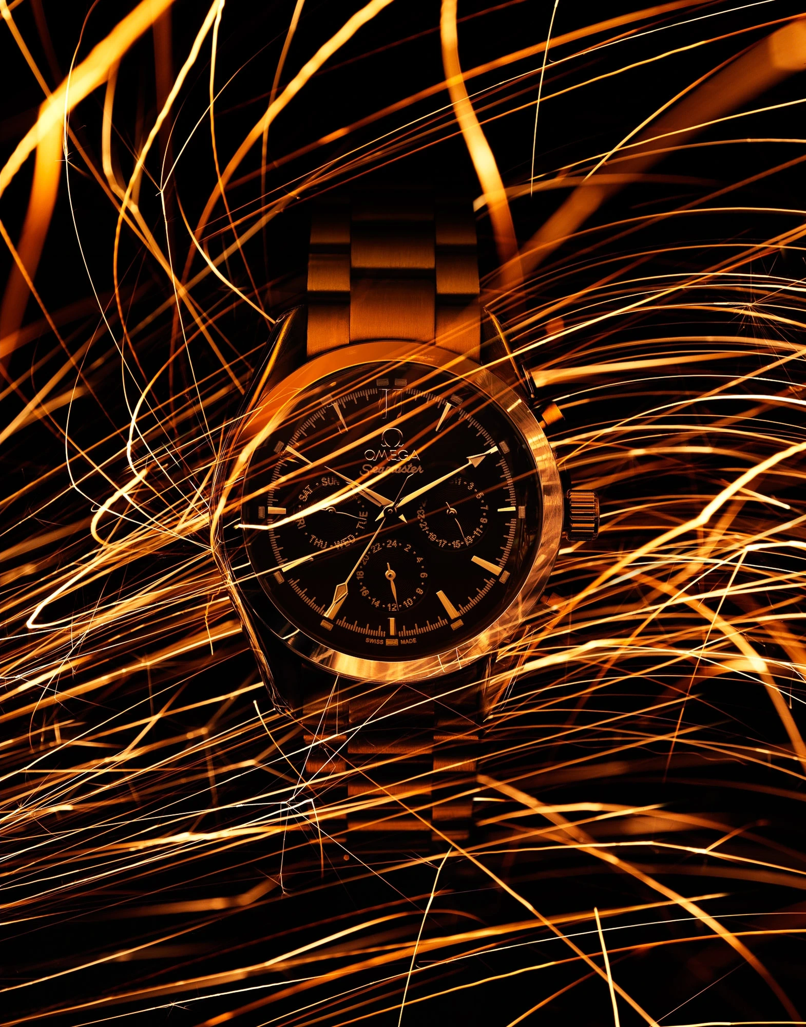 Commercial timepieces and watches photography for advertising campaigns by timepiece photographer, product photographer and commercial video director Timothy Hogan in Los Angeles