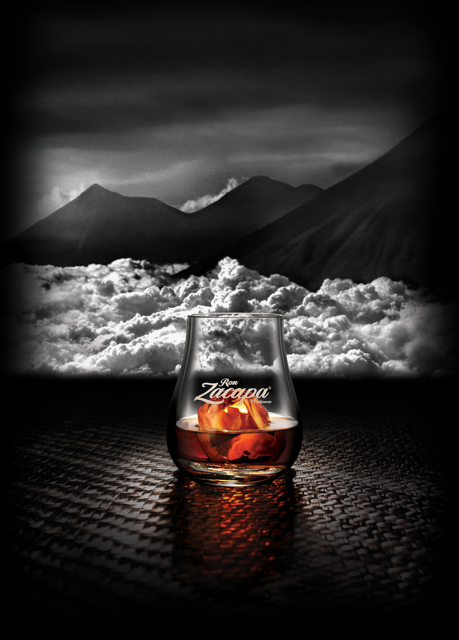 Ron Zacapa rum drink by beverage and liquor photographer Timothy Hogan Studio in Los Angeles