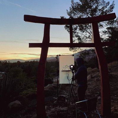 Behind the scenes of an advertising campaign