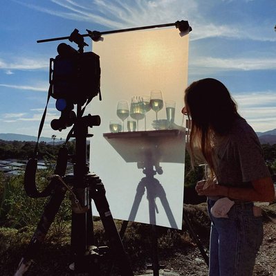 Behind the scenes of an advertising campaign
