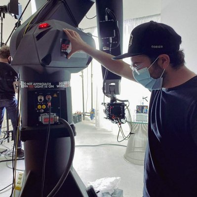 Behind the scenes of an advertising campaign