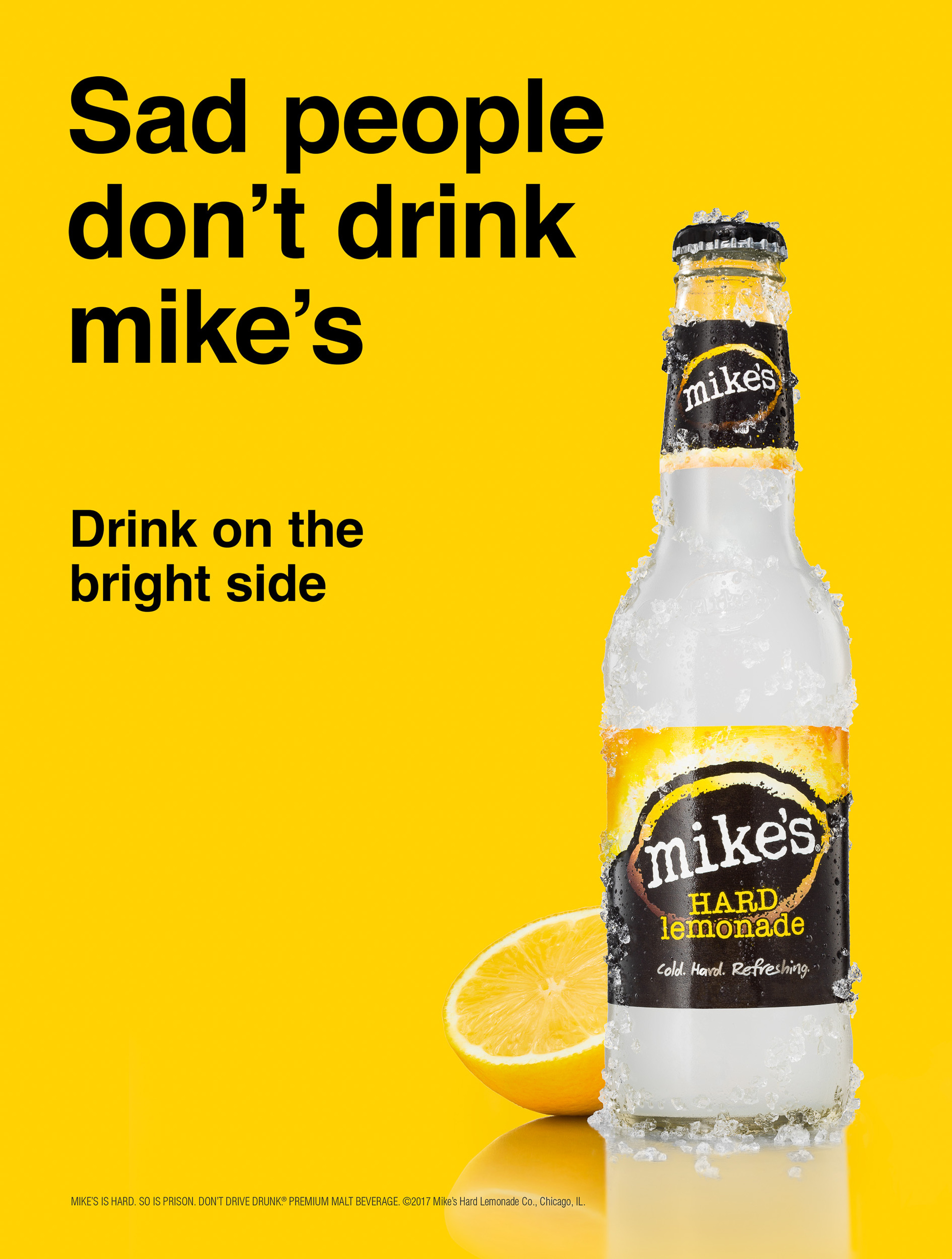 Mike's Hard Lemonade   campaign Photography by commercial, product & advertising photographer Timothy Hogan in studio Los Angeles