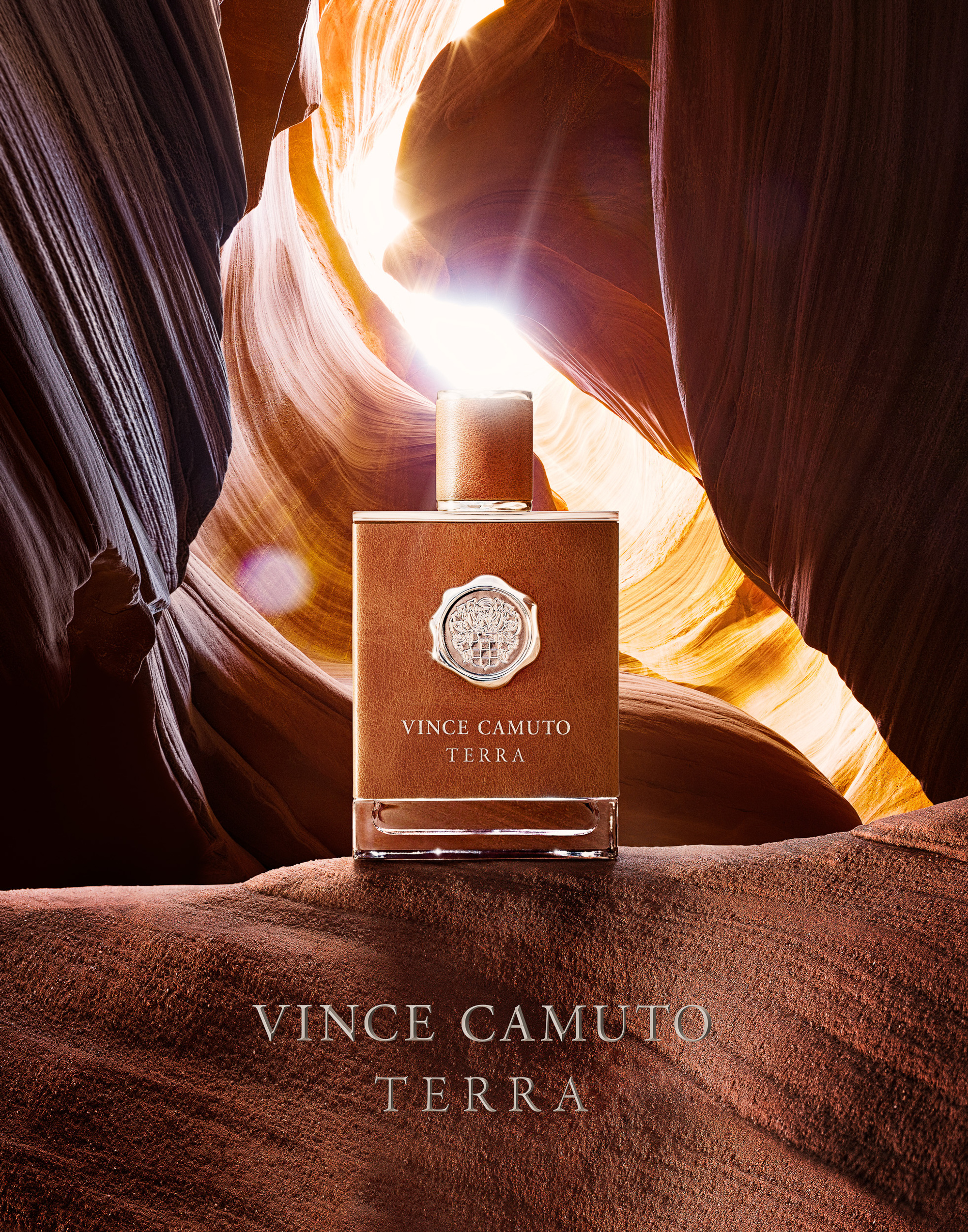 Vince Camuto fragrance campaign photography  by commercial, product & advertising photographer Timothy Hogan in studio Los Angeles