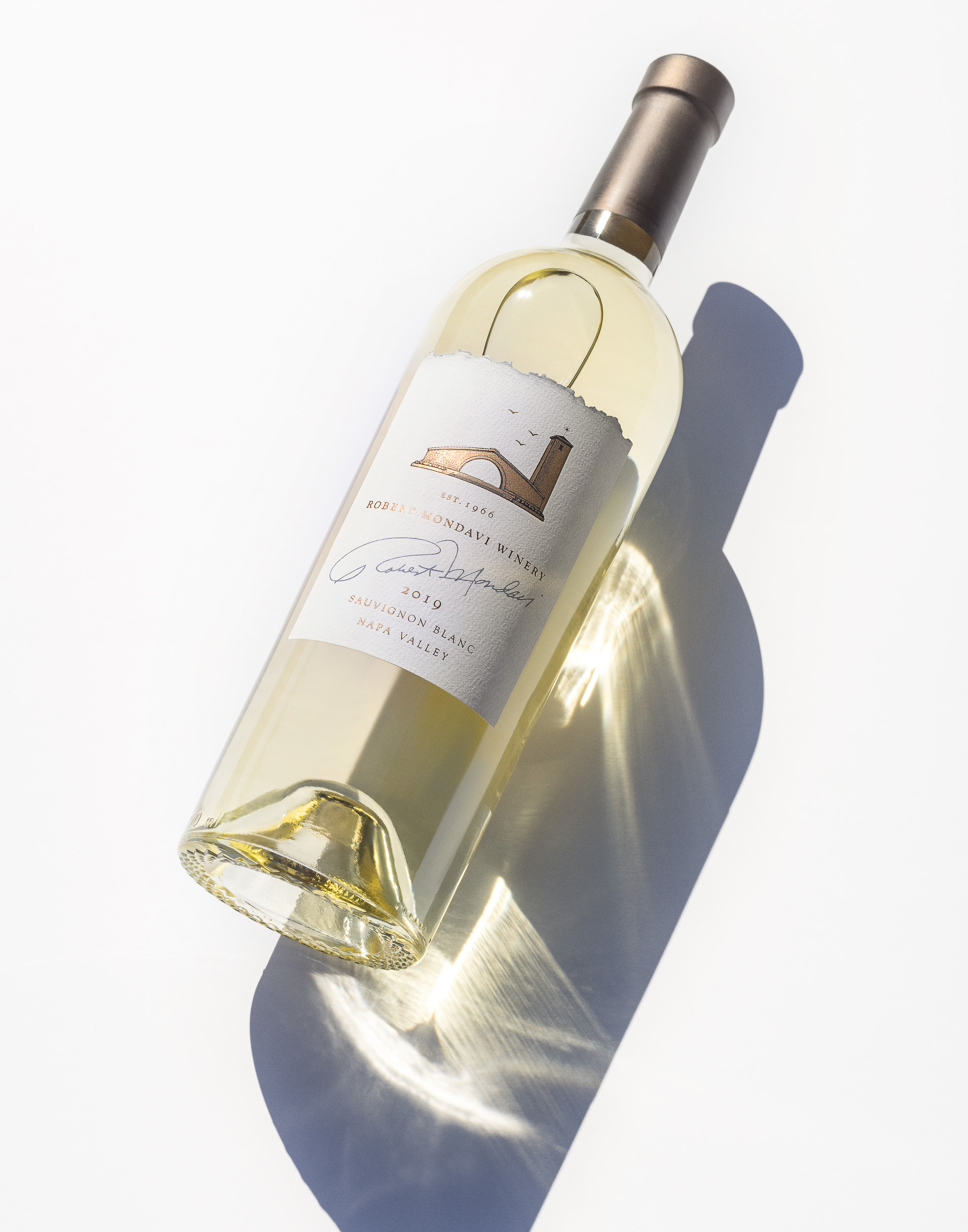 Robert Mondavi Winery wine bottle photography by Timothy Hogan Studio in Los Angeles