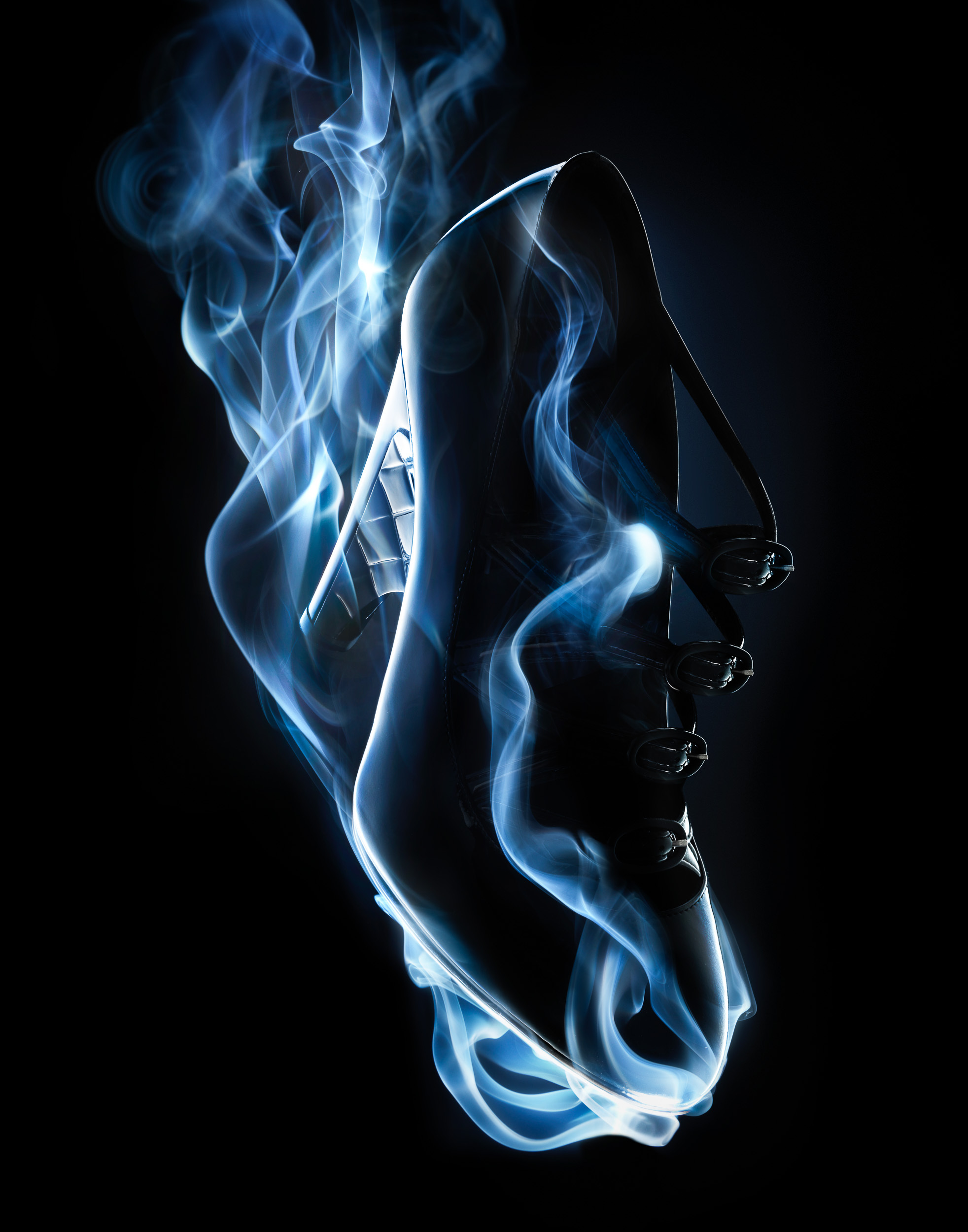 Smoke Study of Jewelry photography by commercial product & advertising photographer Timothy Hogan in the Los Angeles studio