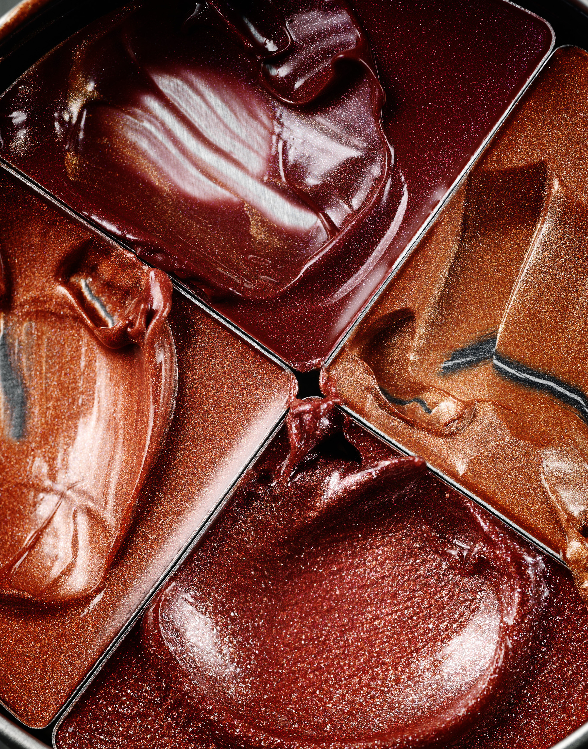 Textures cosmetics and beauty photography by commercial, product & advertising photographer Timothy Hogan in the Los Angeles Studio