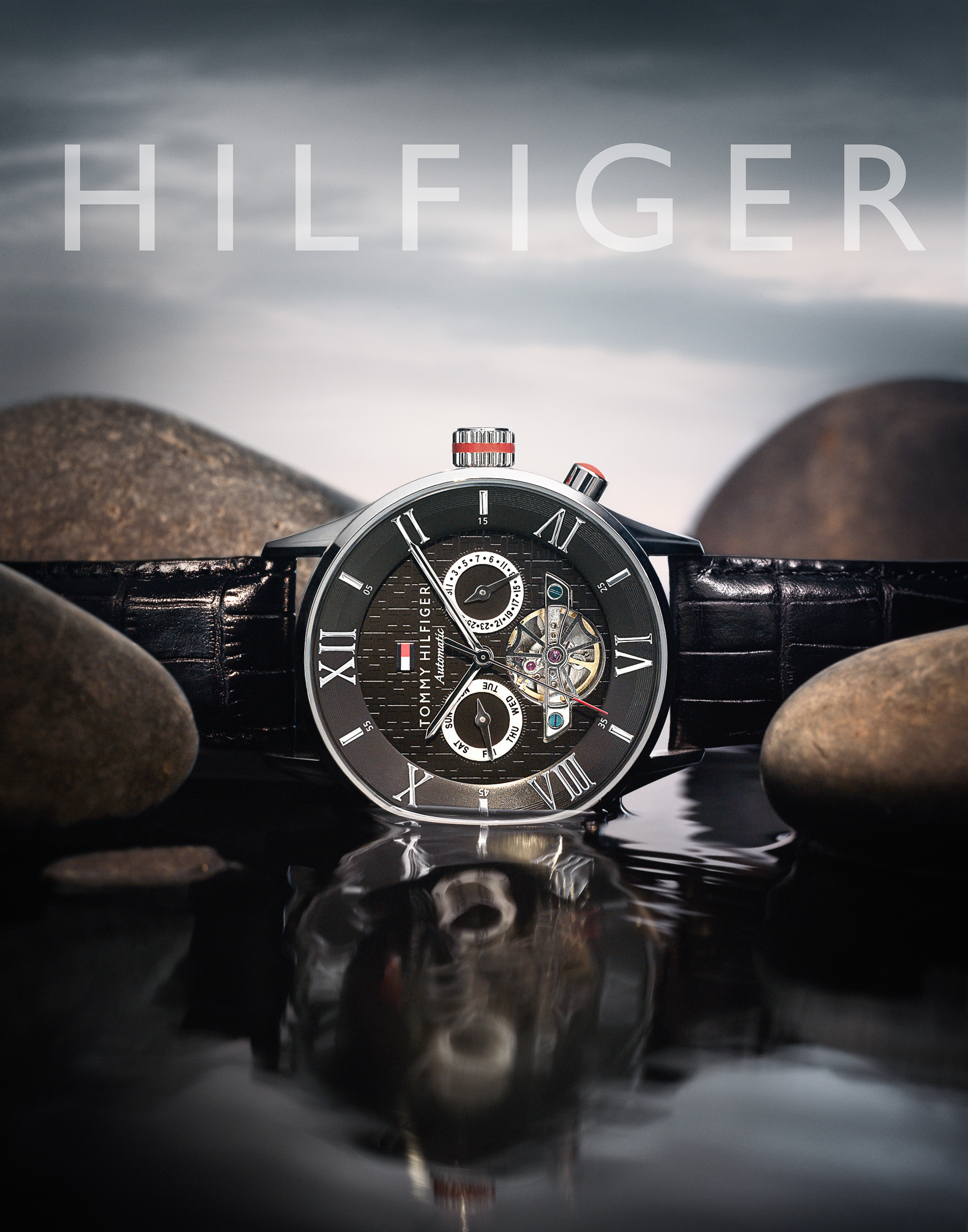 Tommy Hilfiger Timepiece and watch product photography by still life photographer, commercial photographer, product photographer & advertising photographer Timothy Hogan in Los Angeles, Chicago and New York