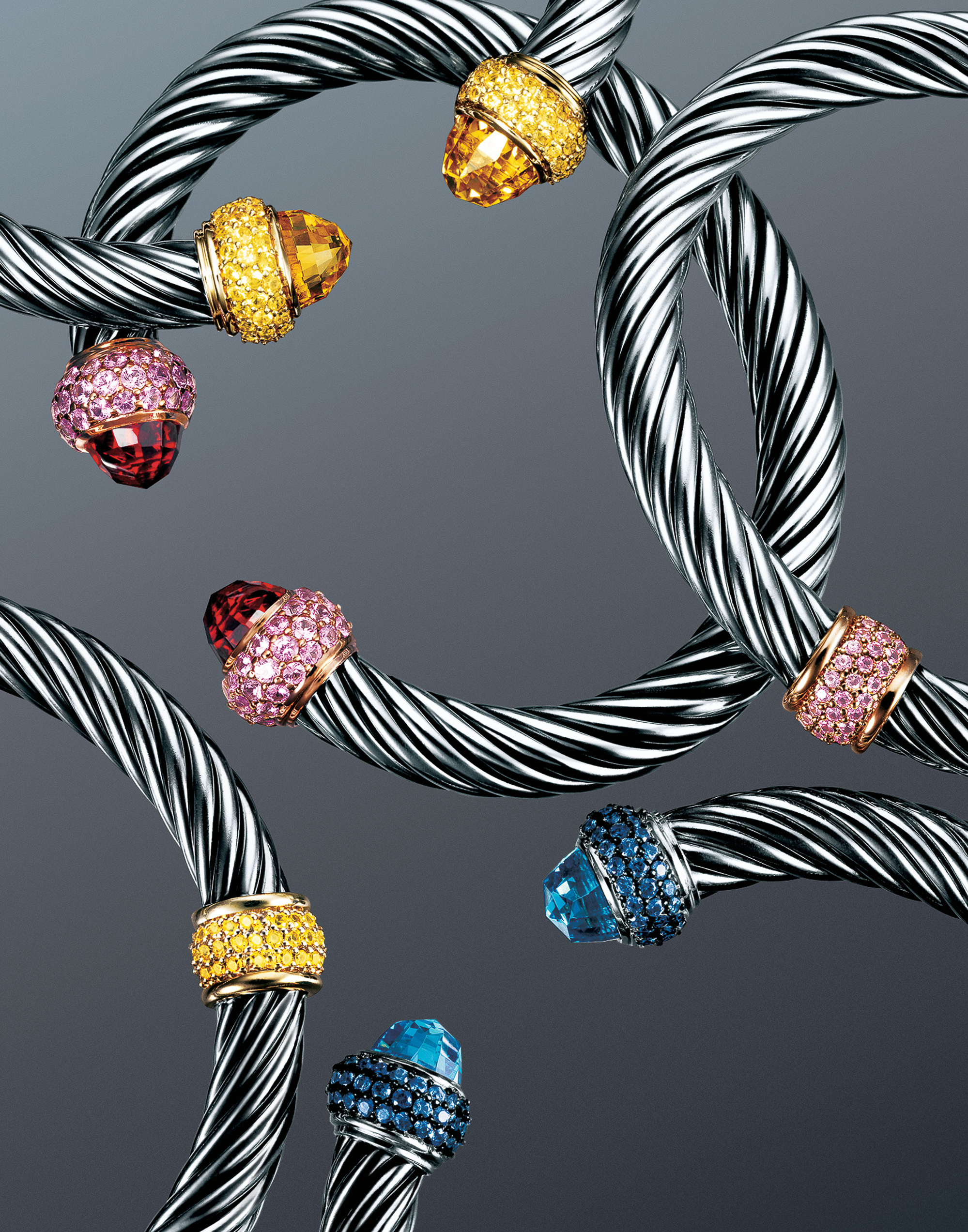David Yurman Jewelry photography by commercial product & advertising photographer Timothy Hogan in the Los Angeles studio