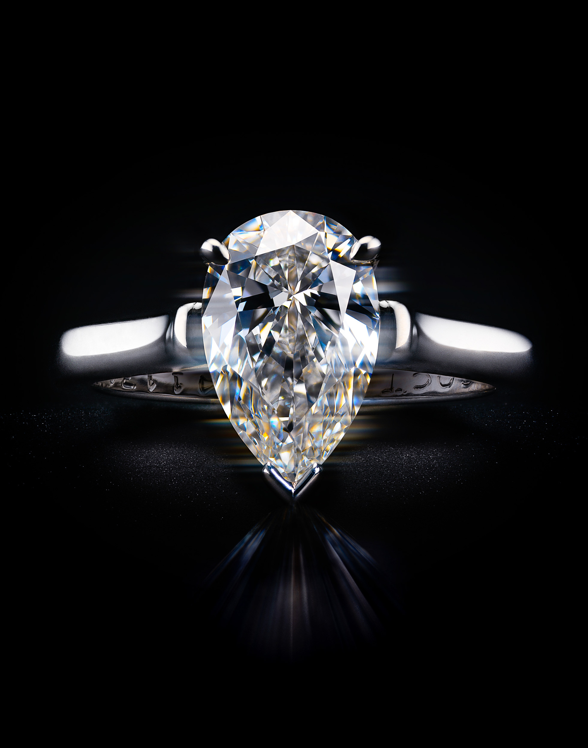 Elegant Bride diamond ring Jewelry Jewelry photography by commercial product & advertising photographer Timothy Hogan in the Los Angeles studio
