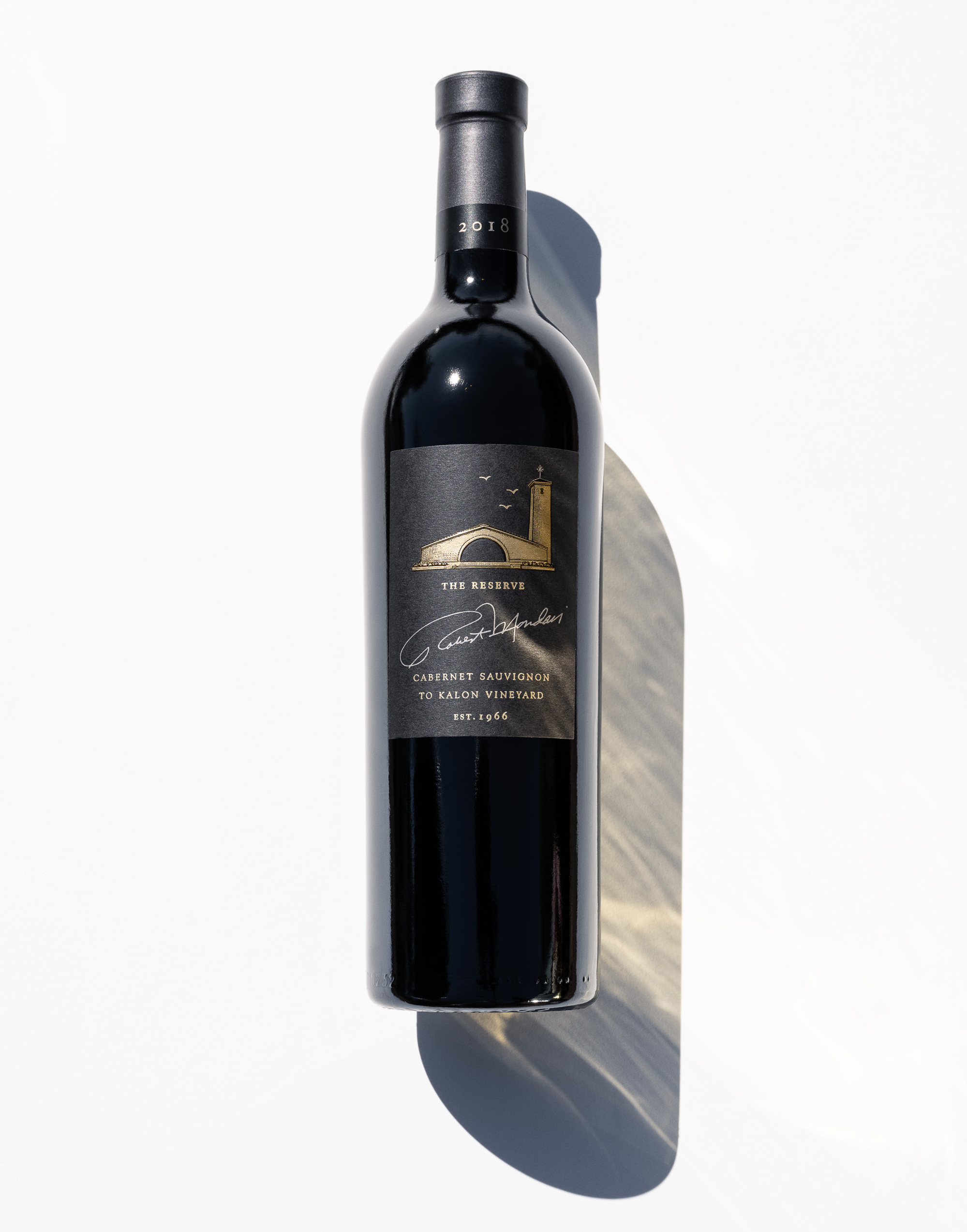 Robert Mondavi Winery wine bottle photography by Timothy Hogan Studio in Los Angeles