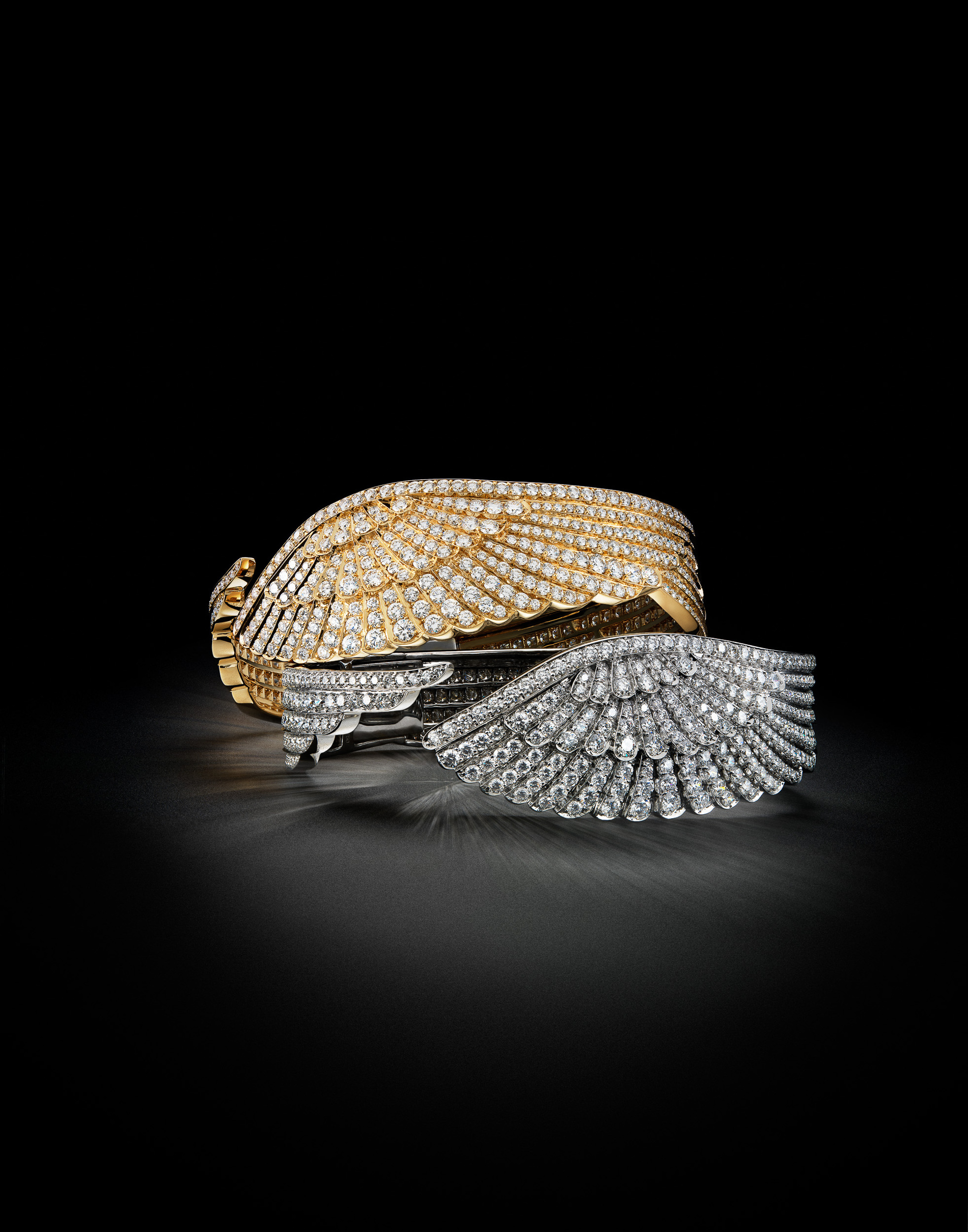 Garrard  diamond Jewelry photography by commercial product & advertising photographer Timothy Hogan in the Los Angeles studio