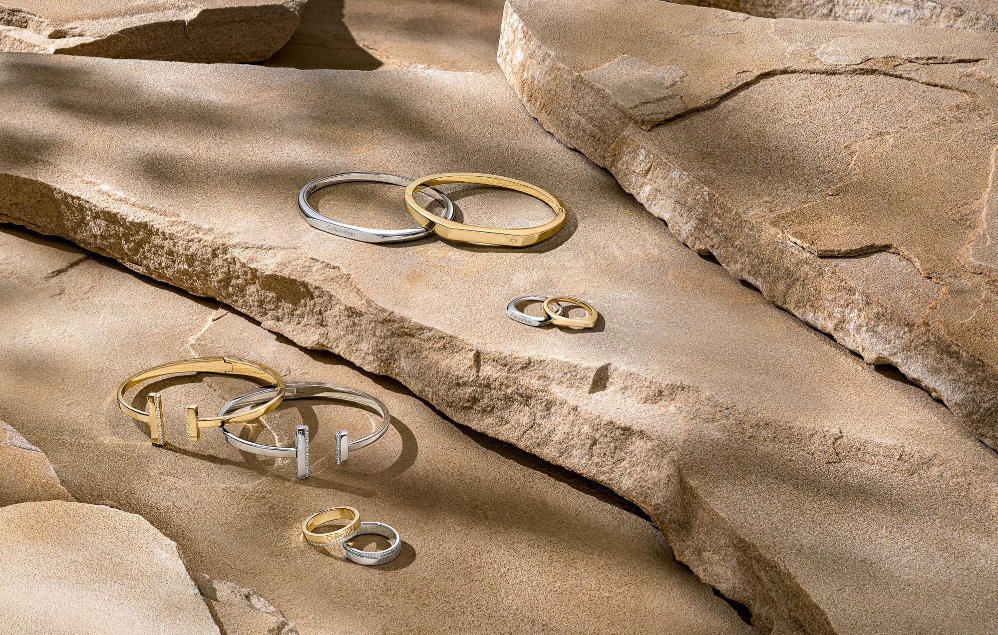 Calvin Klein  jewelry photography by commercial product & advertising photographer Timothy Hogan in the Los Angeles studio