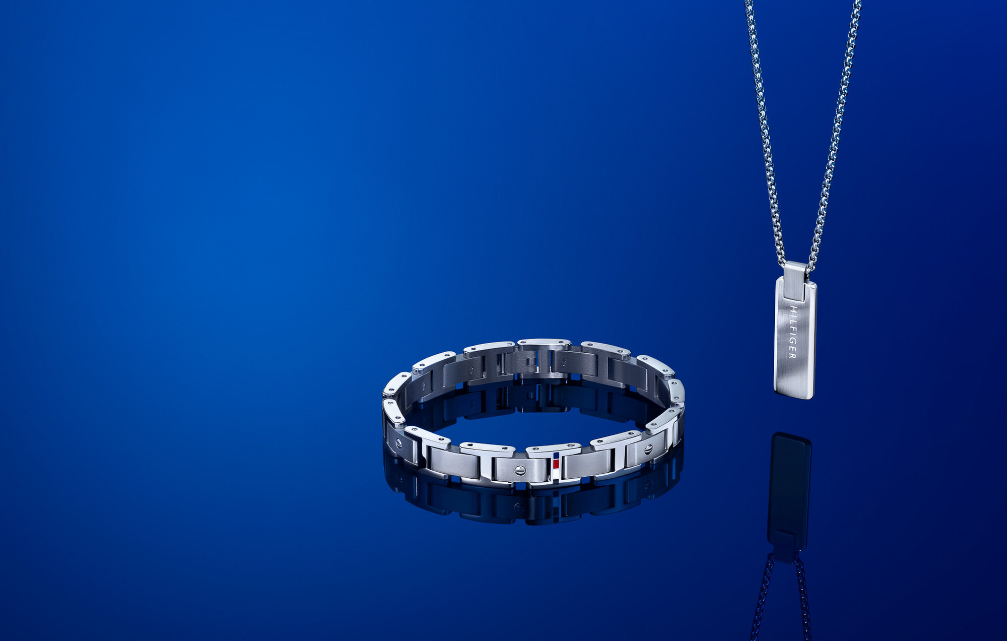 Tommy Hilfiger jewelry photography by commercial product & advertising photographer Timothy Hogan in the Los Angeles studio