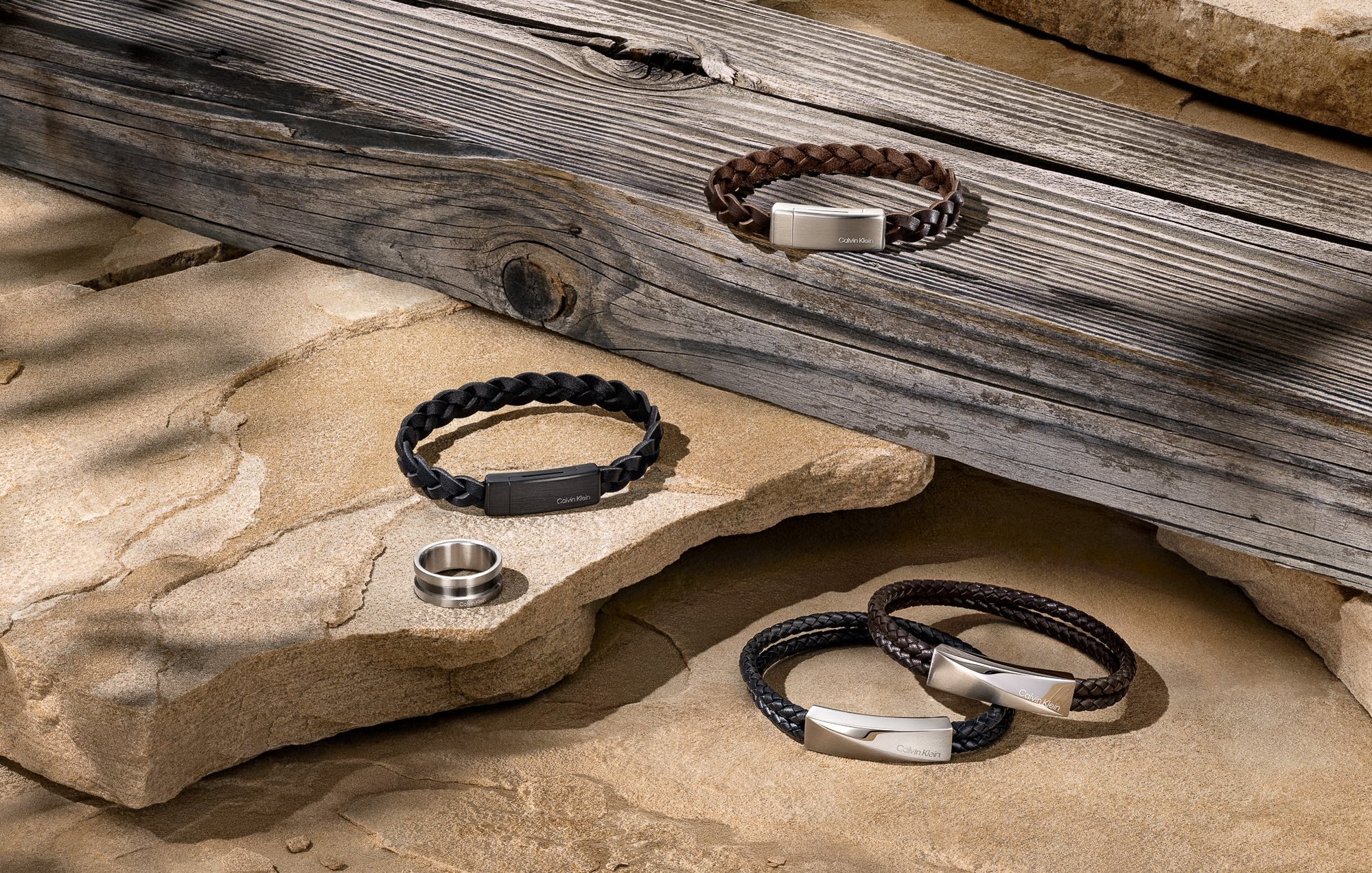 Calvin Klein  jewelry photography by commercial product & advertising photographer Timothy Hogan in the Los Angeles studio