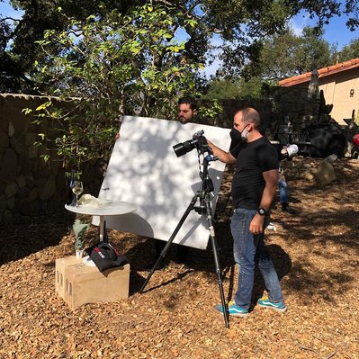Advertising photography, product photography and beverage photography by commercial beverage photographer Timothy Hogan in Los Angeles for Robert Mondavi Winery