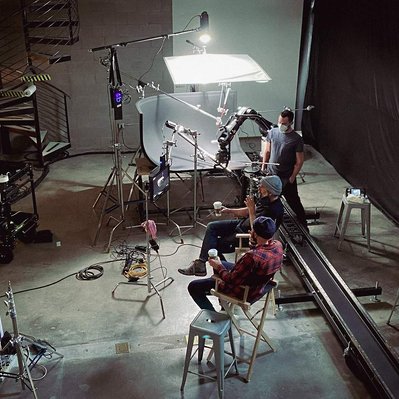 Behind the scenes of an advertising campaign