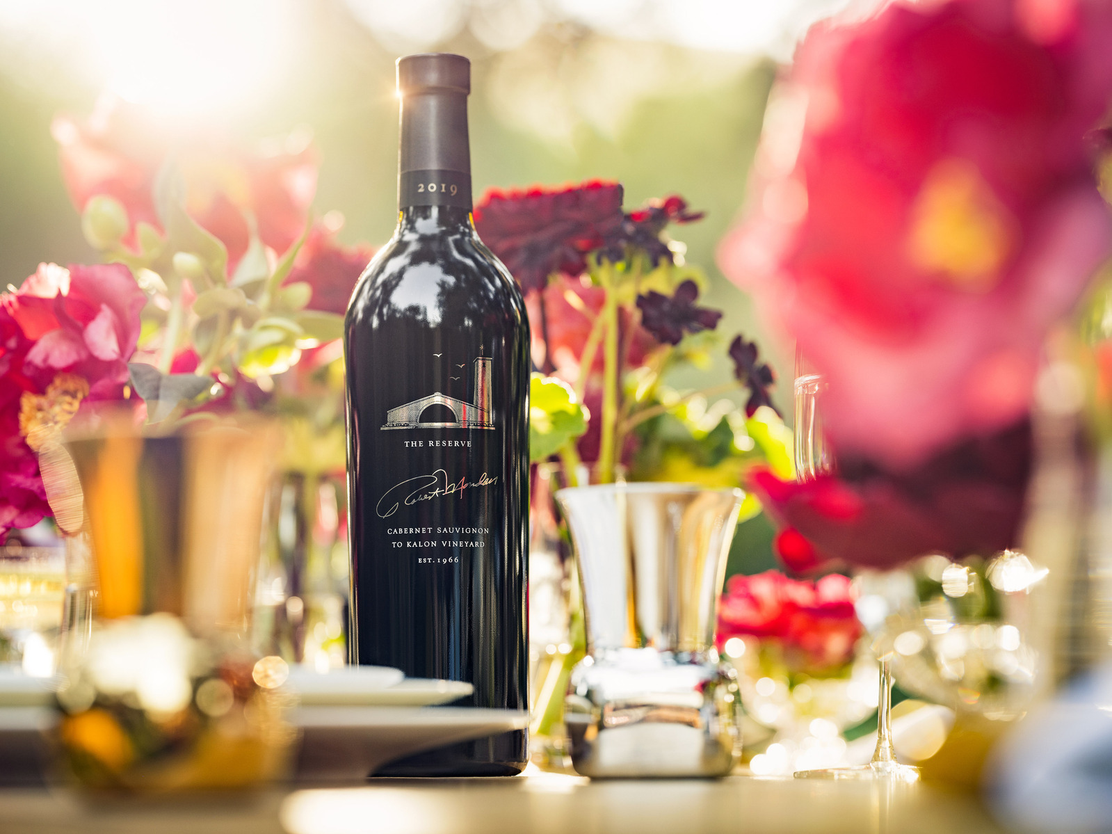 Advertising photography, product photography and beverage photography by commercial beverage photographer Timothy Hogan in Los Angeles for Robert Mondavi Winery