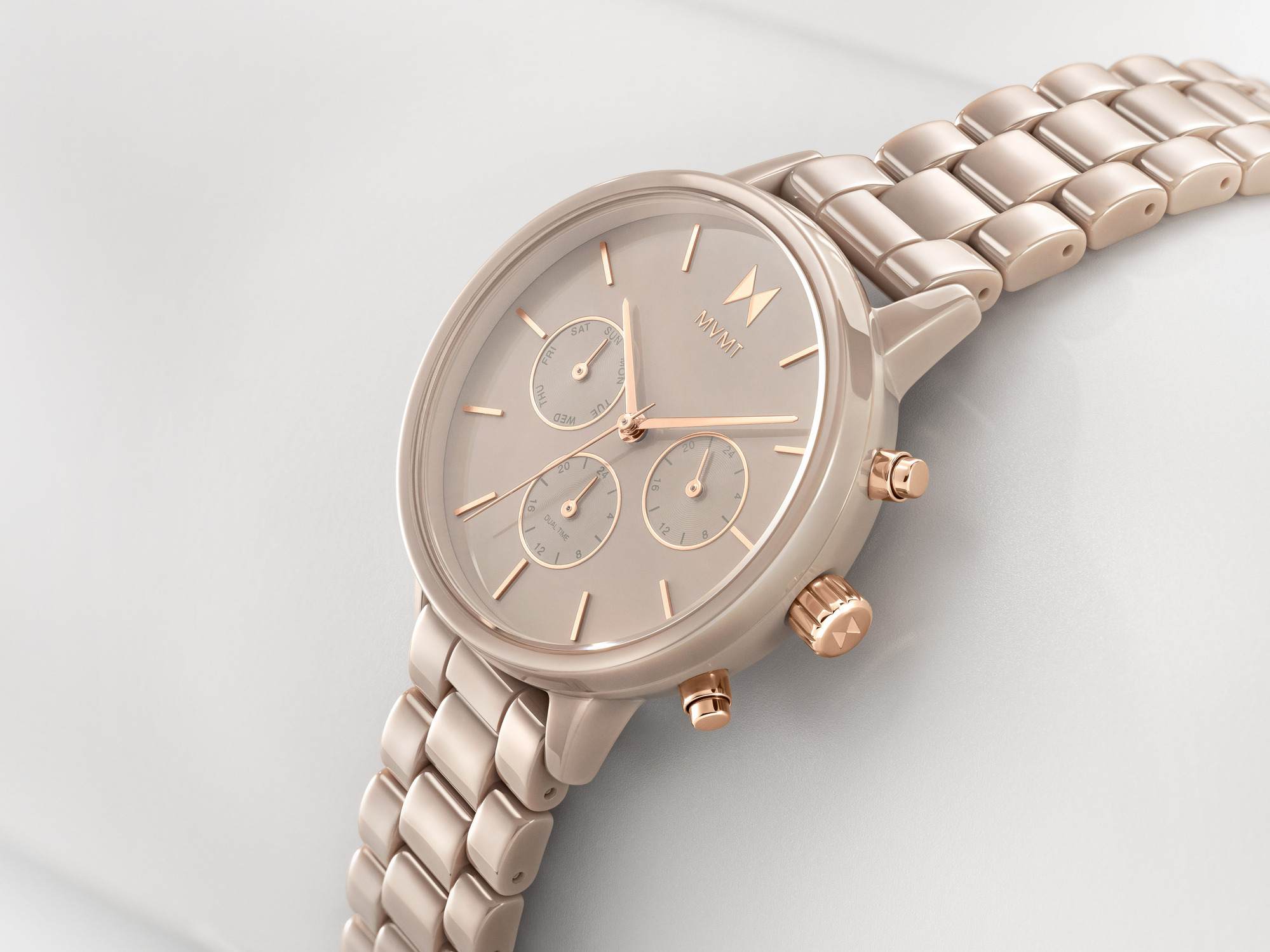 MVMT ceramic timepieces and watches by product & advertising photographer Timothy Hogan in Los Angeles