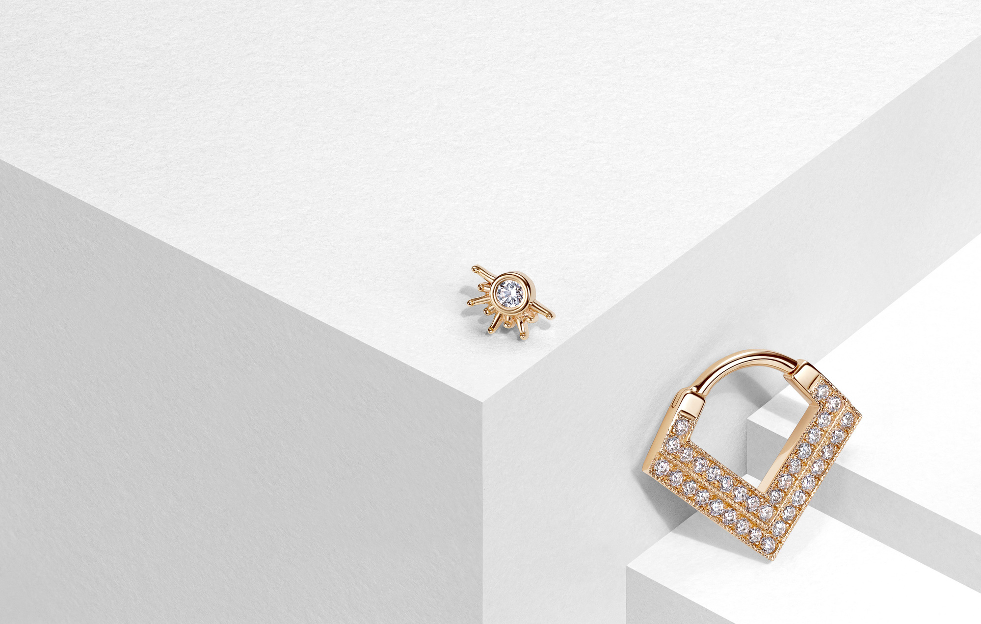 BVLA body jewelry photography by commercial product & advertising photographer Timothy Hogan in the Los Angeles studio