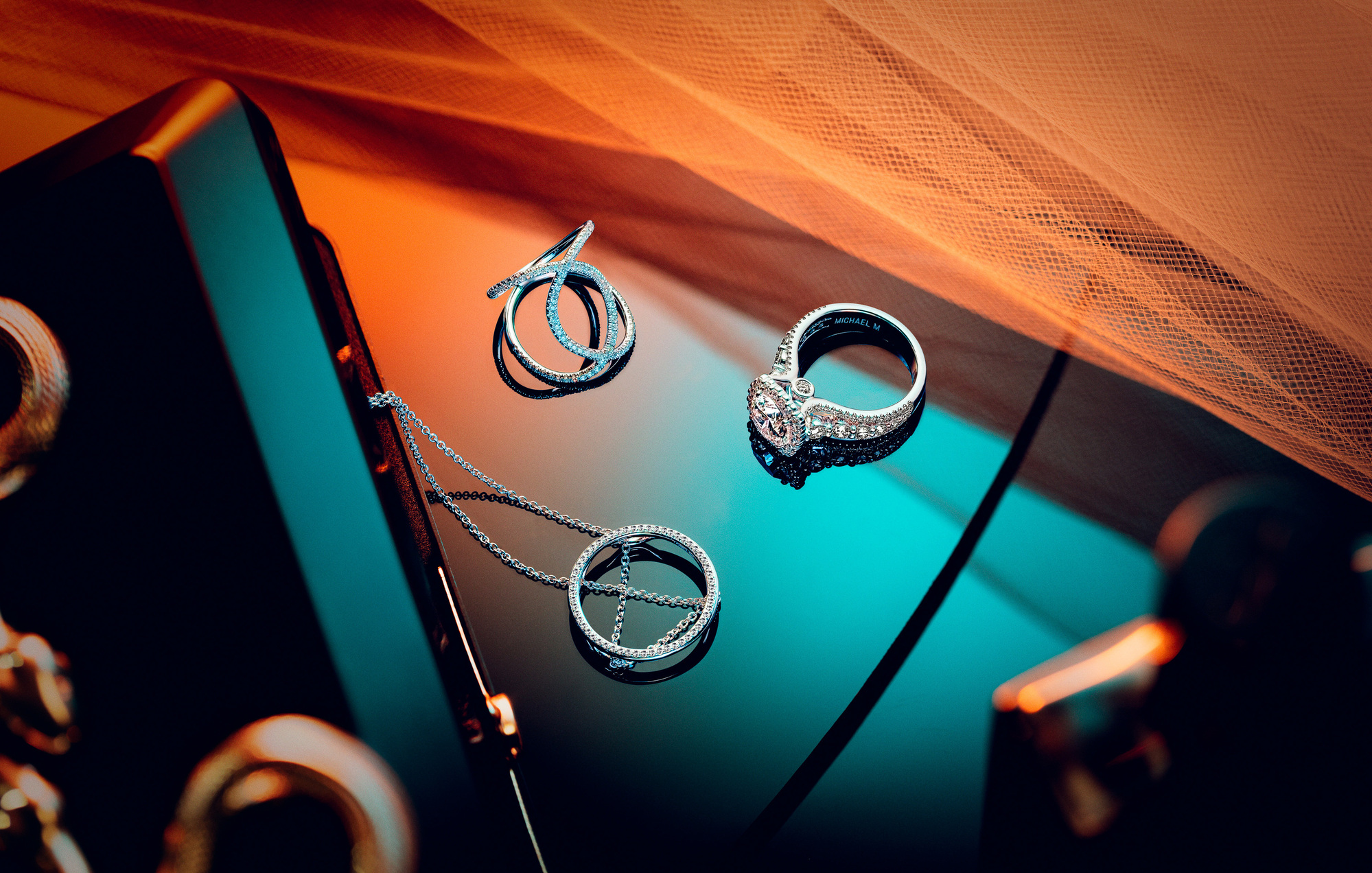 Michael M Jewelry photography by commercial product & advertising photographer Timothy Hogan in the Los Angeles studio