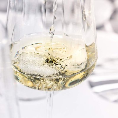 Wine glass and bottle photography by Timothy Hogan in Los Angeles for Robert Mondavi Winery