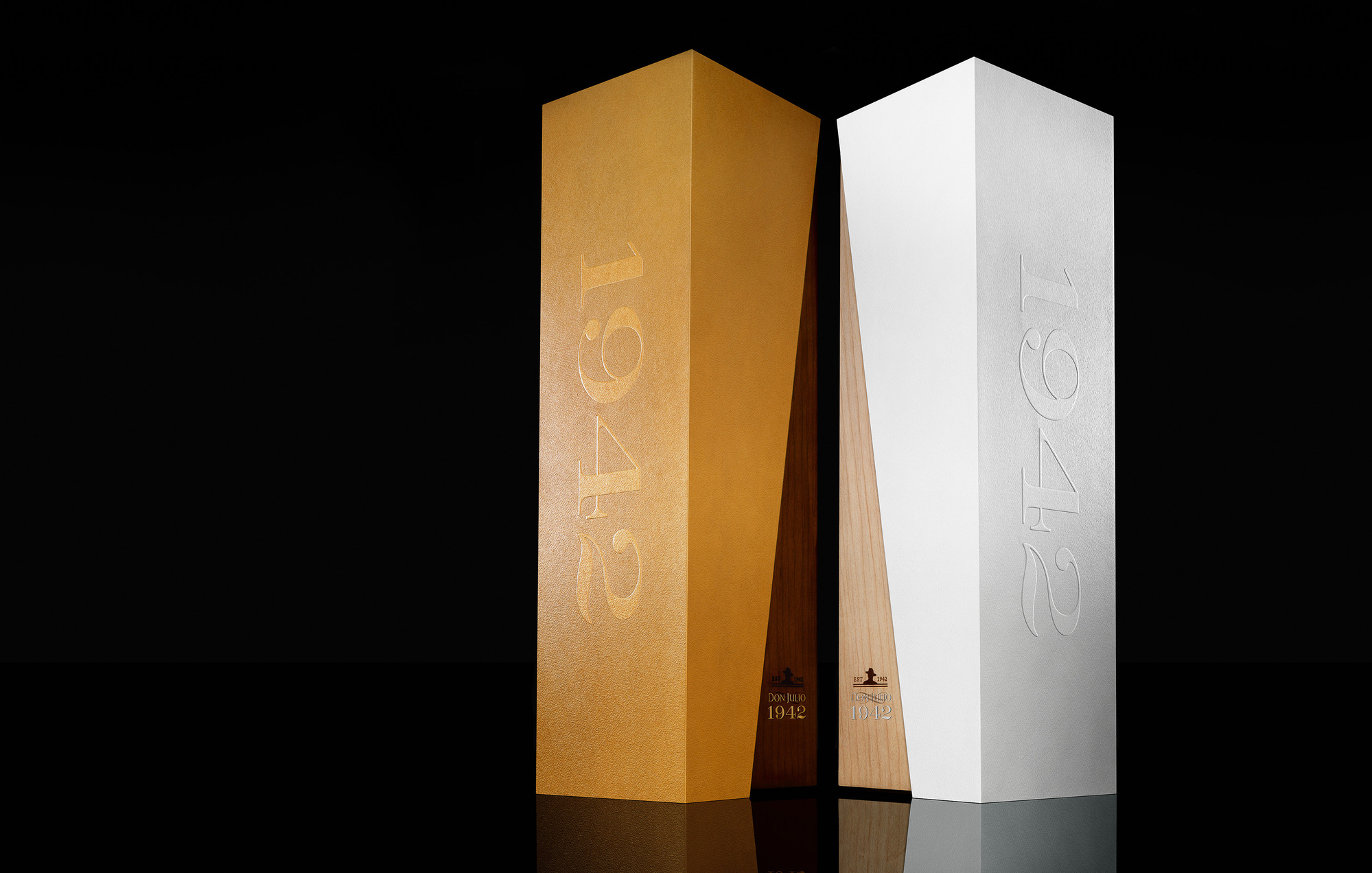 Don Julio 1942 tequila bottles. Beverages and liquids product & advertising photography by Timothy Hogan Studio in Los Angeles