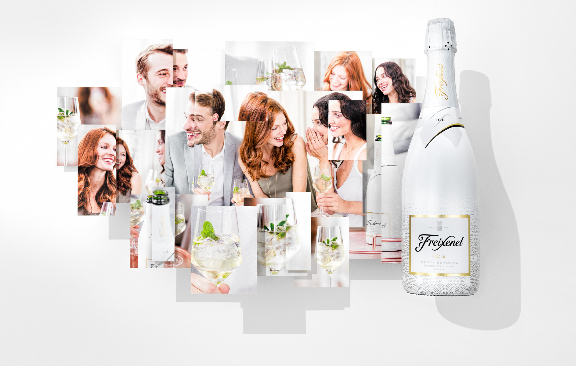 Freixenet Ice Cava Wine bottle.  Beverages and alcohol product & advertising photography by Timothy Hogan Studio in Los Angeles