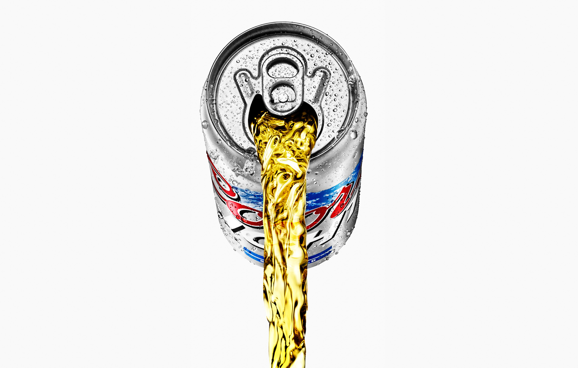 Coors Light Beer can pour. Beverage & Liquor product advertising photography by Timothy Hogan Studio in Los Angeles