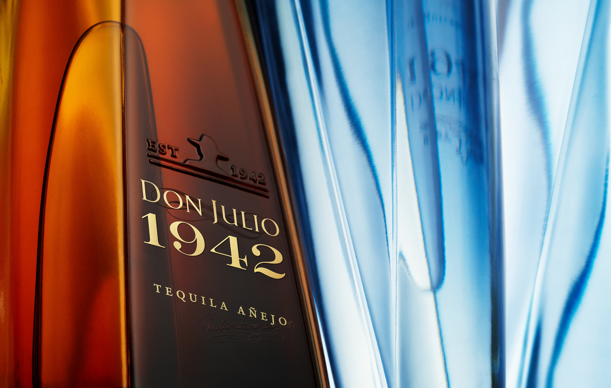 Don Julio 1942 tequila bottles. Beverages and liquids product & advertising photography by Timothy Hogan Studio in Los Angeles