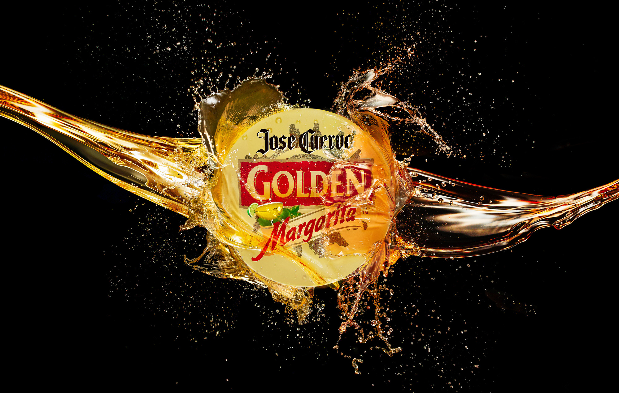 Jose Cuervo Golden Margarita  tequila splash photography by beverage photographer Timothy Hogan. 

Beverages and alcohol product & advertising photography by Timothy Hogan Studio in Los Angeles