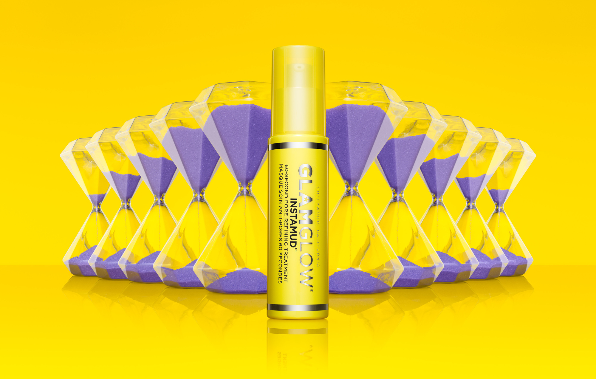 Glamglow cosmetics and beauty photography by commercial, product & advertising photographer Timothy Hogan in the Los Angeles Studio