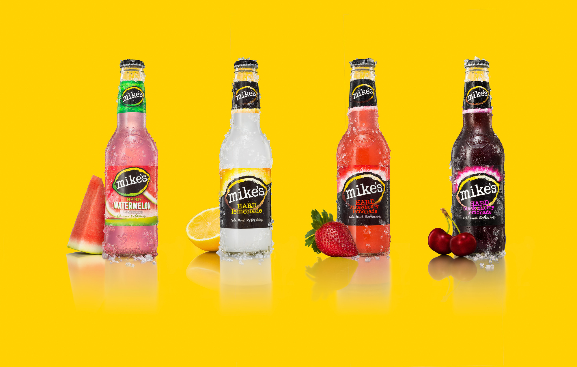 Mike's Hard Lemonade   campaign Photography by commercial, product & advertising photographer Timothy Hogan in studio Los Angeles