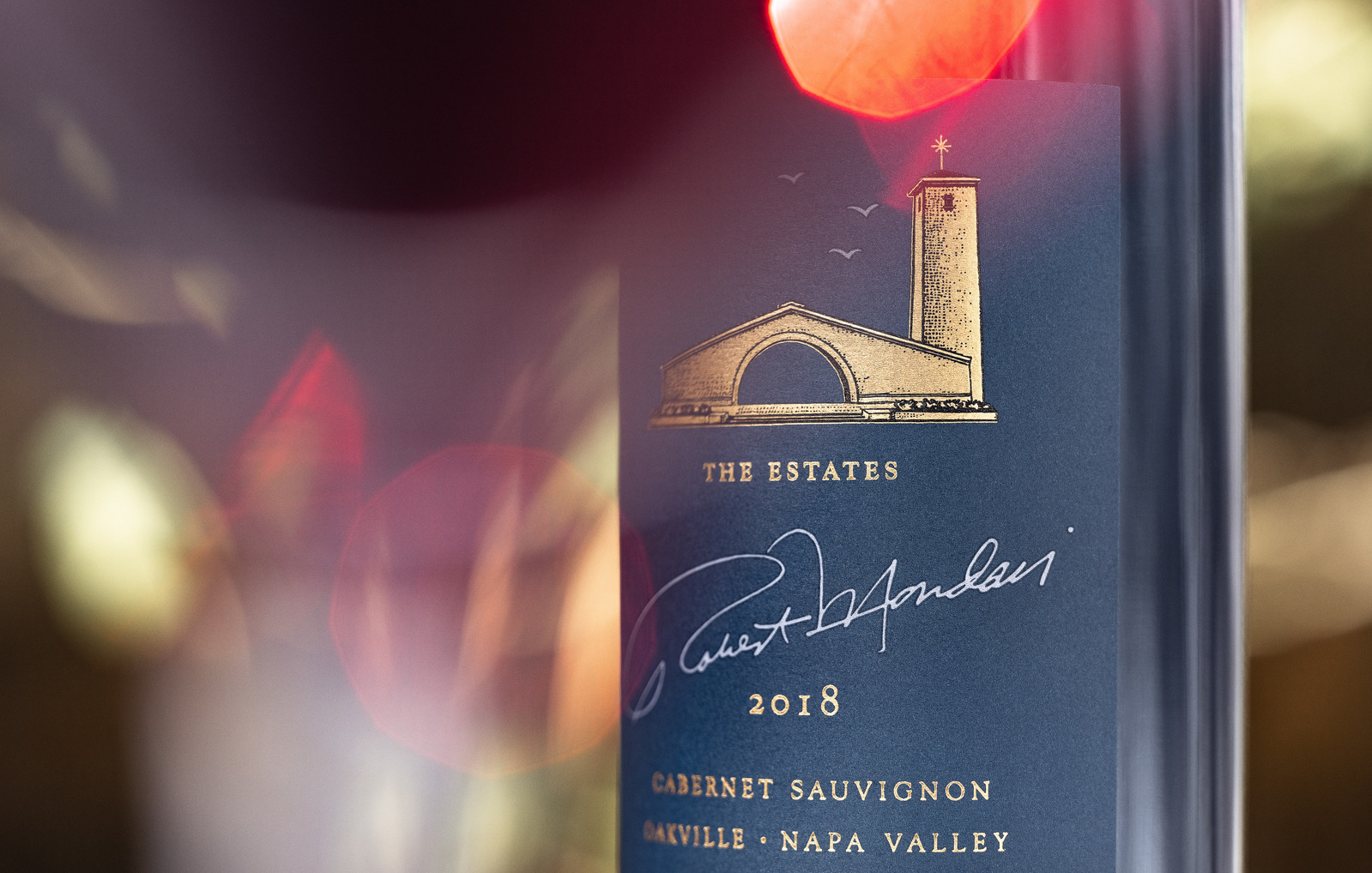 Advertising photography, product photography and beverage photography by commercial beverage photographer Timothy Hogan in Los Angeles for Robert Mondavi Winery