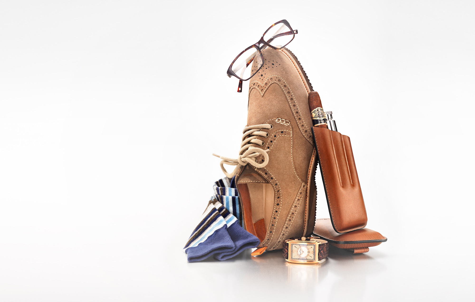 Commercial and advertising product photography for footwear and accessories by Tommy Bahama