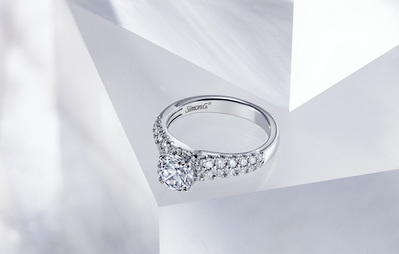 Elegant Jewelry product photography for Simon G by commercial and advertising photographer Timothy Hogan in Los Angeles