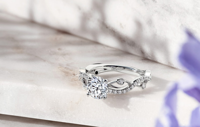 Elegant Jewelry product photography for Simon G by commercial and advertising photographer Timothy Hogan in Los Angeles