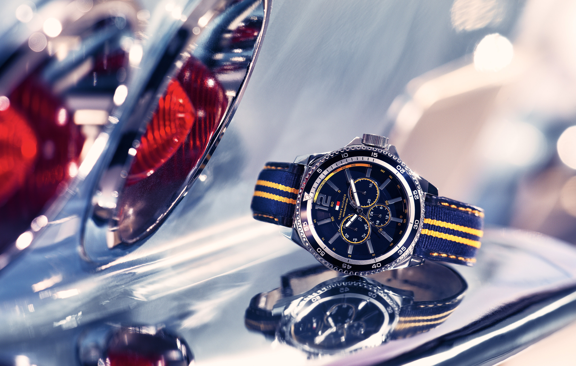 Tommy Hilfiger Timepiece and watch product photography by still life photographer, commercial photographer, product photographer & advertising photographer Timothy Hogan in Los Angeles, Chicago and New York