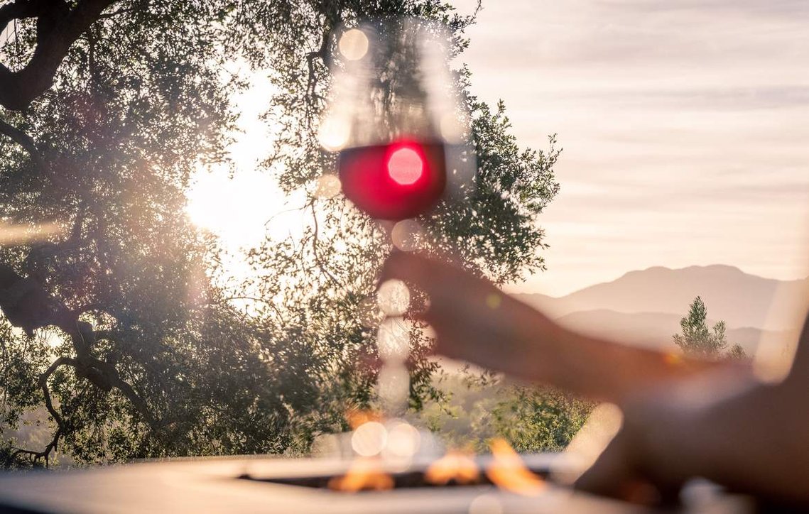 Advertising photography, product photography and beverage photography by commercial beverage photographer Timothy Hogan in Los Angeles for Robert Mondavi Winery