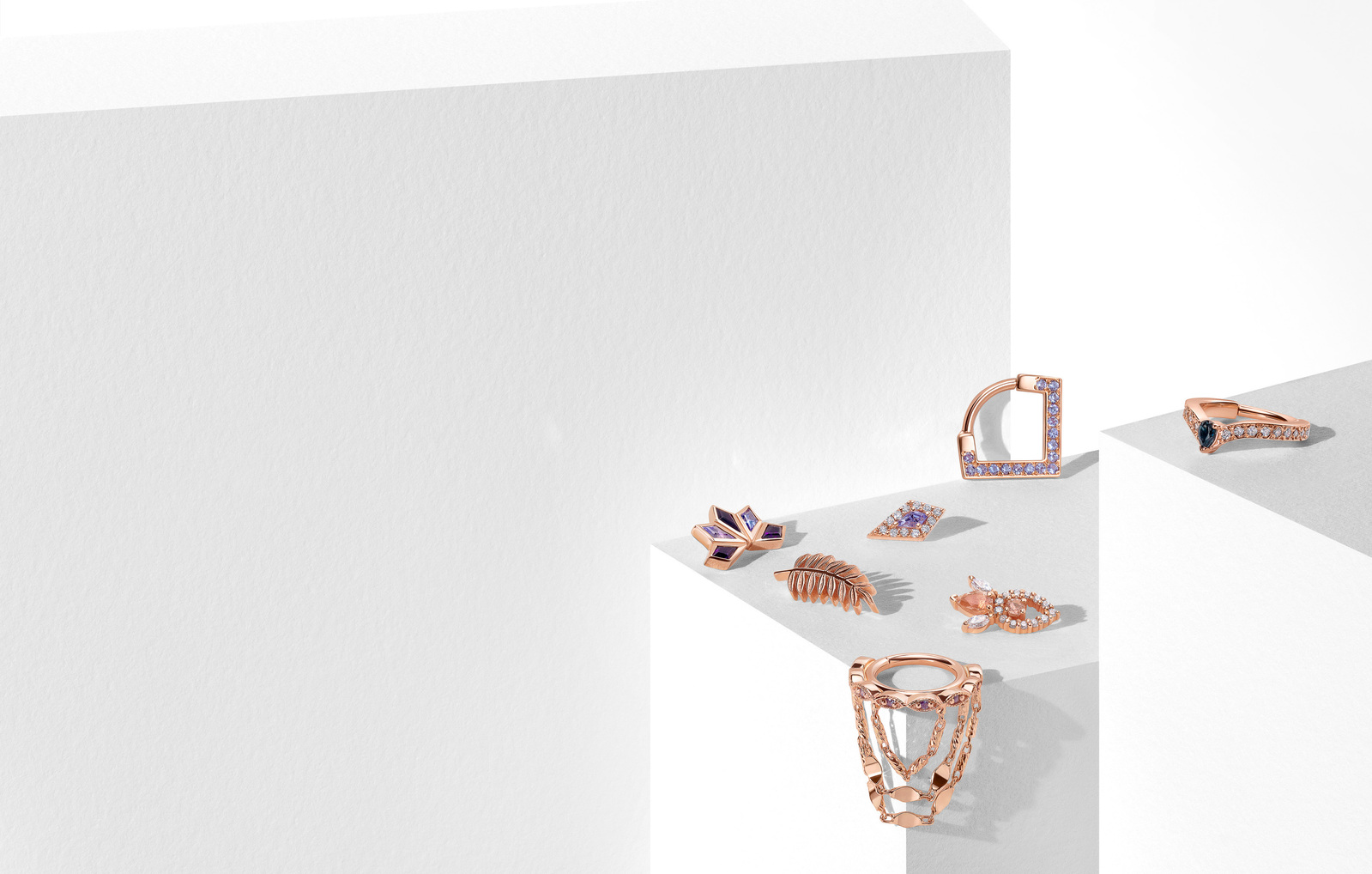 Elegant Jewelry product photography by commercial and advertising photographer Timothy Hogan in Los Angeles