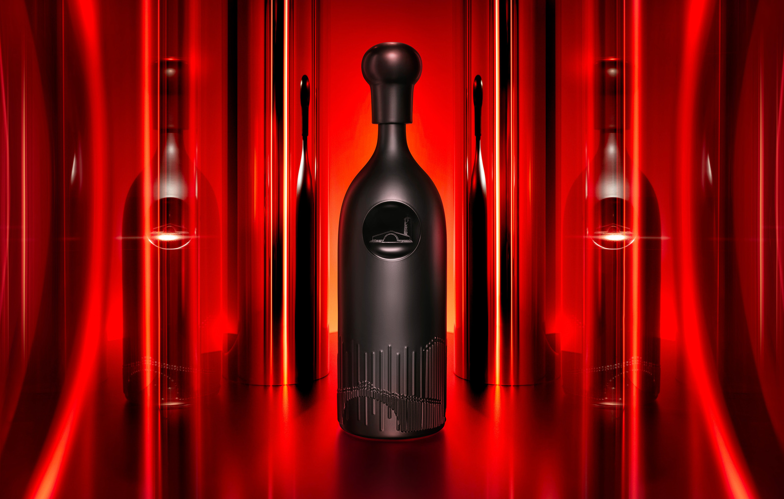 Wine bottle photography by Timothy Hogan in Los Angeles for Robert Mondavi Winery