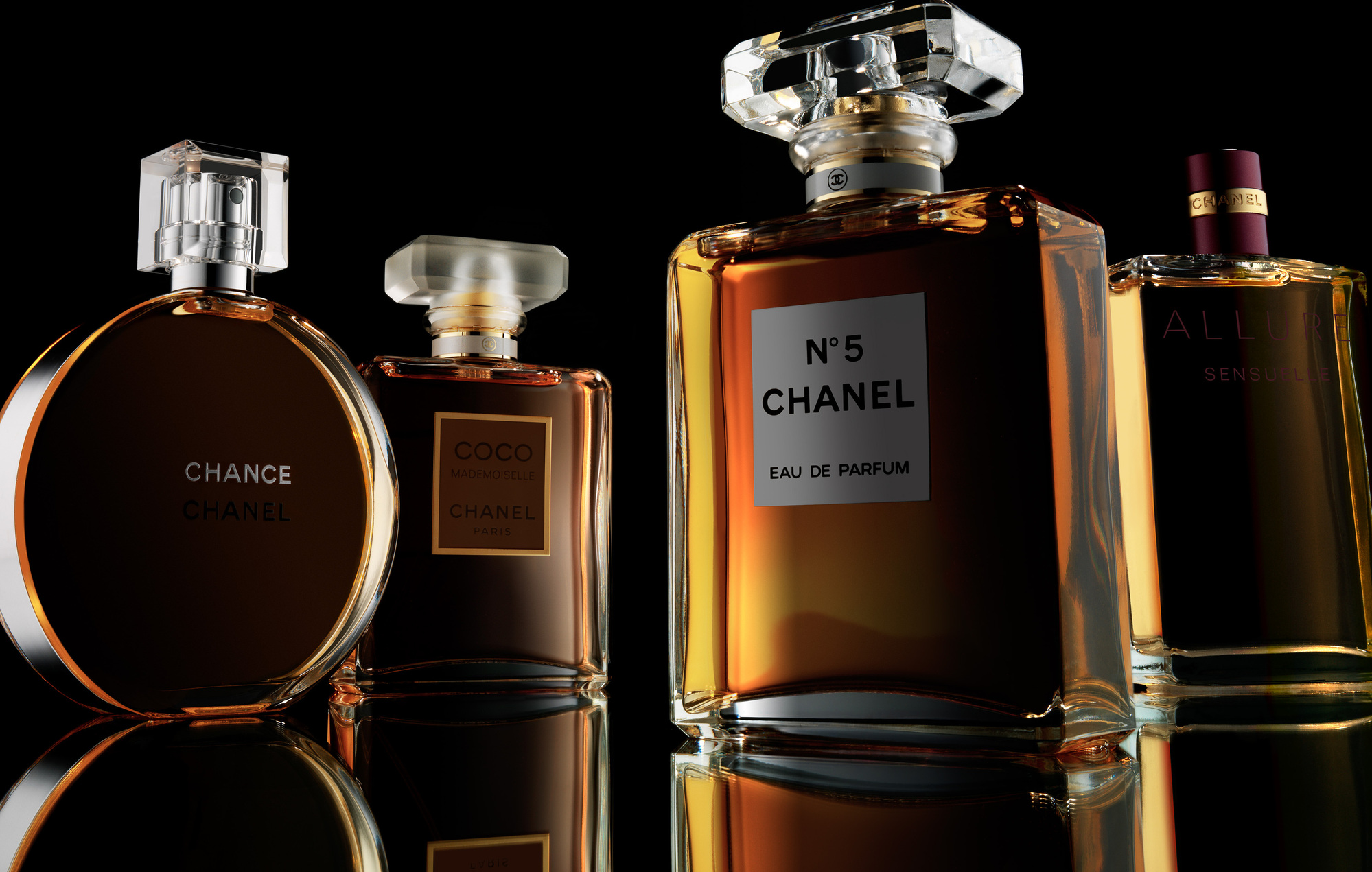 Chanel Perfume & Fragrance photography by commercial, product & advertising photographer Timothy Hogan in the Los Angeles Studio