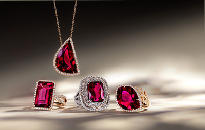 Elegant Jewelry product photography for Simon G by commercial and advertising photographer Timothy Hogan in Los Angeles